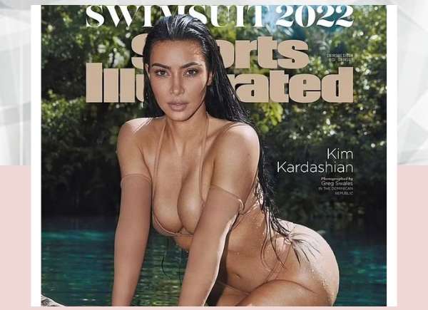 Kim Kardashian sizzles as she puts famous curves on display in nude illusion bikini