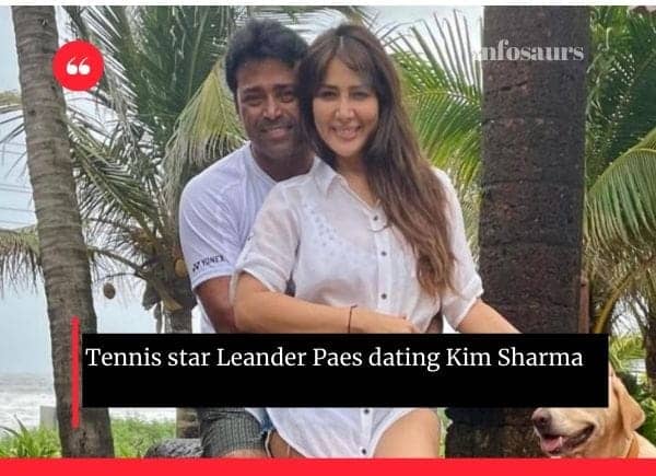 Mohabbatein fame actor Kim Sharma dating Tennis star Leander Paes