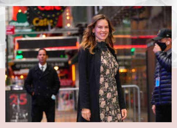 Oscar winner Hilary Swank says she is expecting twins at the age of 48, and there are other celebrities who became mothers later in life.