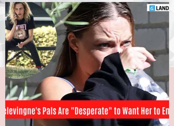 The friends of Cara Delevingne are "desperate" want her to go to rehab!