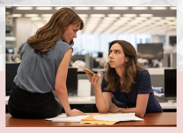 The journalists who started the MeToo movement are followed in She Said.