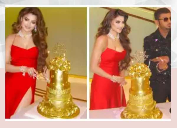 Video of Yo Yo Honey Singhs genuine birthday cake gift to Urvashi Rautela goes viral