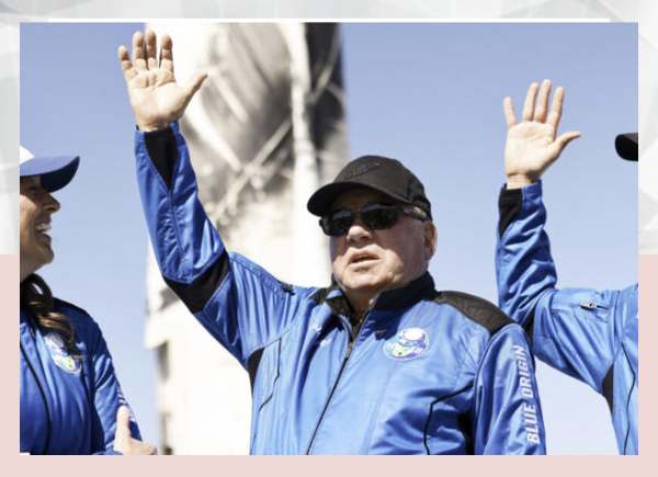 William Shatner of Star Trek experienced overwhelming melancholy in space.